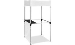 Ovation Sublimated Gazebo 1m X 1m Kiosk - 1 Half-Wall Skin