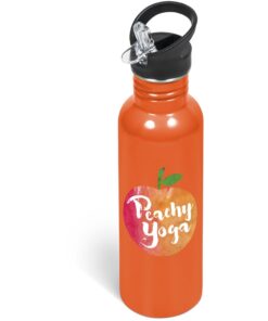 Ventura Flip Valve Lid Water Bottle - Orange
