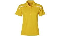 Ladies Nyos Golf Shirt - Yellow