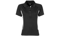Ladies Mitica Golf Shirt - Black