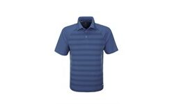 Mens Shimmer Golf Shirt - Blue