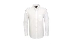 Mens Long Sleeve Preston Shirt -White