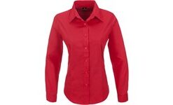 Ladies Long Sleeve Preston Shirt - Red