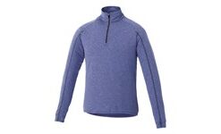 Mens Taza 1/4 Zip Sweater - Blue