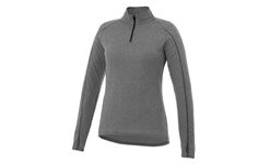 Ladies Taza 1/4 Zip Sweater - Grey