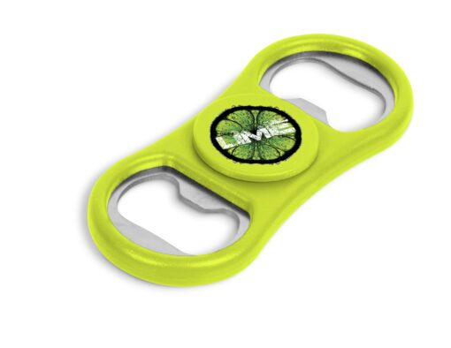 Caps-Off Spinner Bottle Opener - Lime