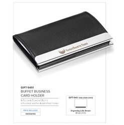 Buffet Business Card Holder