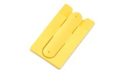 Snap Card Wallet And Phone Stand - Yellow