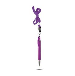 Nova Neck Ball Pen - Purple