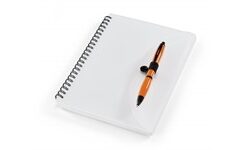 Vistro A5 Notebook & Pen - Orange