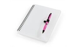 Vistro A5 Notebook & Pen - Pink