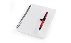 Vistro A5 Notebook & Pen - Red
