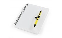 Vistro A5 Notebook & Pen - Yellow