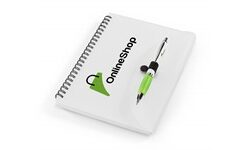 Phoenix A5 Notebook & Pen - Lime