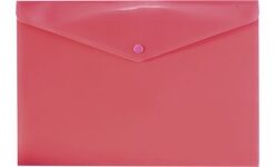 Basix Document Pocket - Red
