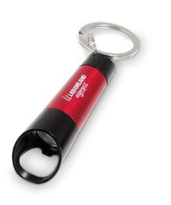 Salvo Torch & Bottle Opener Keyholder - Red