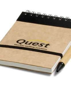 Eco-Logical A6 Notepad - Black