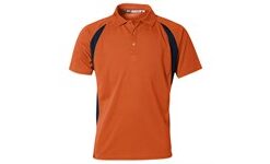 Mens Apex Golf Shirt - Orange