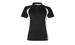 Ladies Apex Golf Shirt - Black