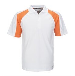 Mens Grandslam Golf Shirt - Orange