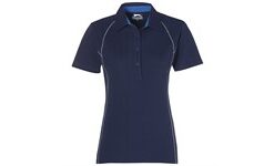Ladies Victory Golf Shirt - - Navy