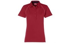 Ladies Victory Golf Shirt - Red