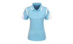 Ladies Genesis Golf Shirt - Aqua