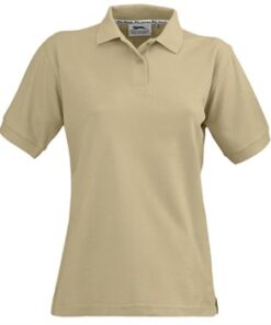 Ladies Crest Golf Shirt - Khaki