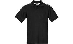 Mens Backhand Golf Shirt - Black