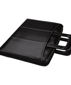 BF0018 - Zippered Binder with Extending Carry Handle | Black | STD