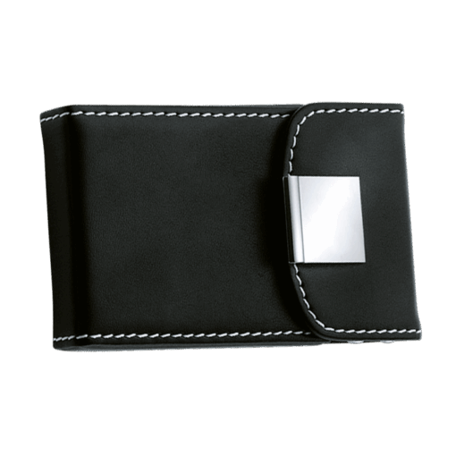 BD0005 - Hinged Lid Business Card Case | Black | STD