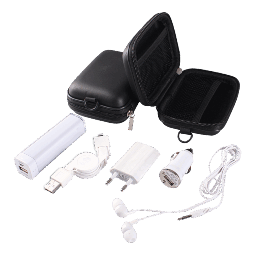5 Piece Tech Set in Case | White | STD
