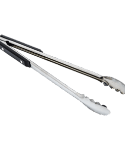 Braai Tongs With Plastic Handle | Black | STD