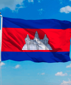 CAMBODIA FLAG | STD | 180cm x 120cm