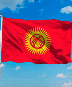 KYRGYSTAN FLAG | STD | 180cm x 120cm