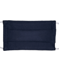 Pleated J54 Cotton Fabric Mask (Pack of 50) | Navy | STD