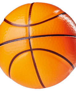 Basketball Ball Shaped Stress Ball | Orange | STD