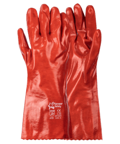Pioneer PVC Medium Weight Glove - 35cm | Red | STD