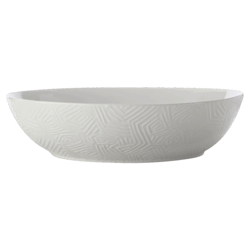 Dune Oval Serving Bowl | White | 32x27cm