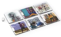 Andy Cartwright Afrique Glass Coasters