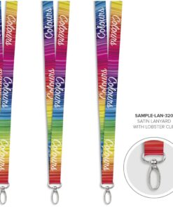 Satin Pre-branded Lanyard - Sample