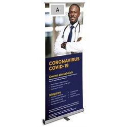Mercury Zulu Covid-19 Pull-Up Banner