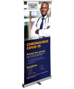 Mercury Africa COVID-19 Pull-Up Banner