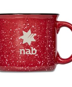 Serendipio Marshall Ceramic Coffee Mug - 400ml - Red | R