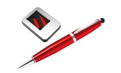 Ultima 16gb Usb Flash Drive And Stylus Pen - Red Only